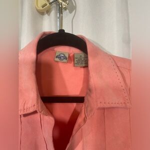 Suede Feel Peach Jacket